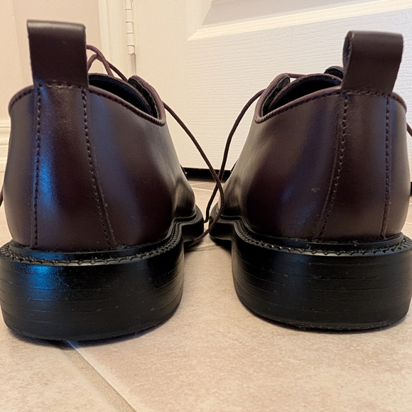 BP Kolton Derby Burgundy Leather Men's Shoes - Picture 6 of 6